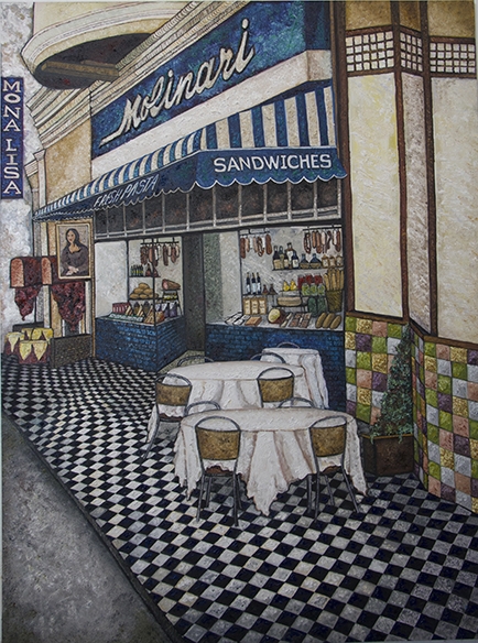 Love Is All Around, 2017, Oil on Canvas, 48x36, $3500