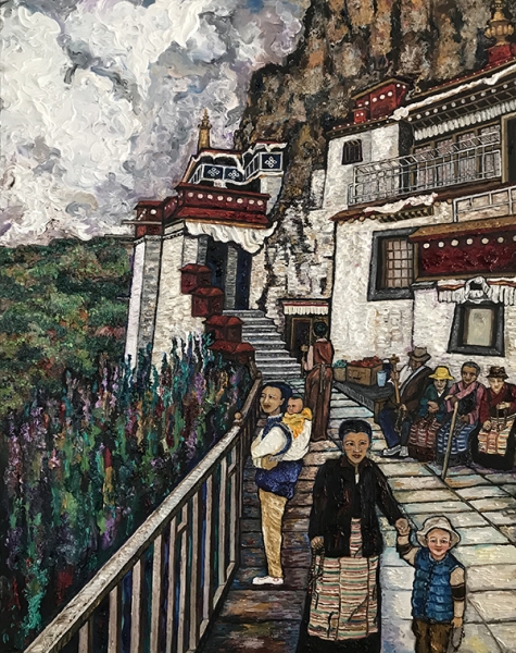 S.Newman-Tibet-Only-the-Brave-2020-Oil-on-Canvas-30x24-1500